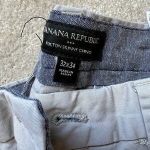 Mens banana republic chino 32x34